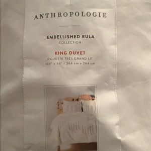 Brand new ANTHROPOLOGIE king duvet